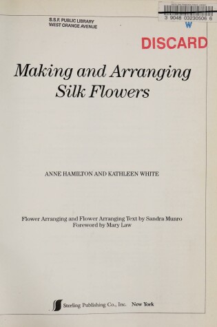 Cover of Making and Arranging Silk Flowers