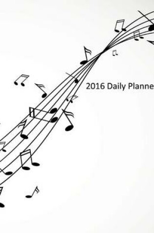 Cover of 2016 Daily Planner - Music