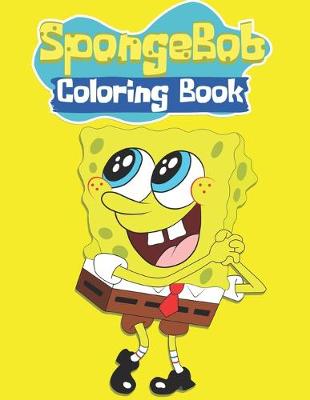 Book cover for spongebob coloring book