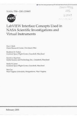 Cover of LabVIEW Interface Concepts Used in NASA Scientific Investigations and Virtual Instruments