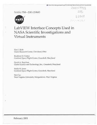 Book cover for LabVIEW Interface Concepts Used in NASA Scientific Investigations and Virtual Instruments