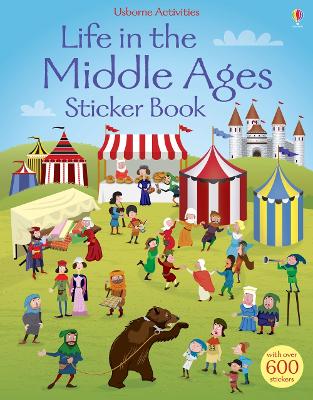 Book cover for Life in the Middle Ages Sticker Book