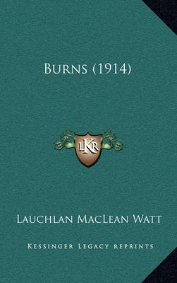 Book cover for Burns (1914)