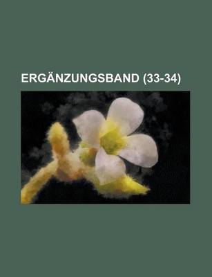 Book cover for Erganzungsband (33-34 )