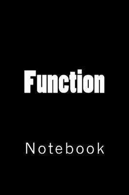 Book cover for Function