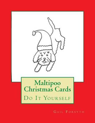 Book cover for Maltipoo Christmas Cards