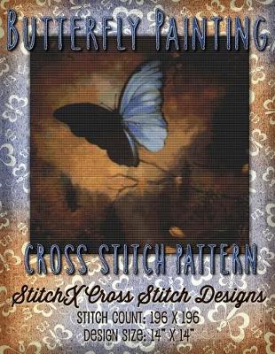 Book cover for Butterfly Painting Cross Stitch Pattern