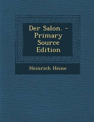 Book cover for Der Salon. - Primary Source Edition