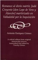 Book cover for Romance al Divin Martir, Juda Creyente (Don Lope de Vera y Alarcon) Martirizado en Valladolid por la Inquisicion