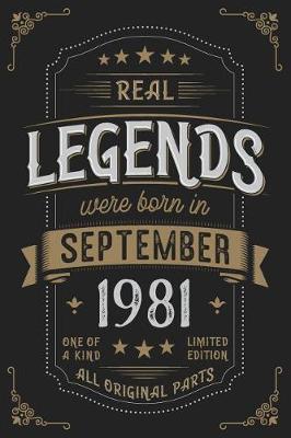 Book cover for Real Legends were born in September 1981