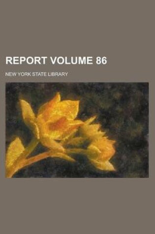 Cover of Report Volume 86