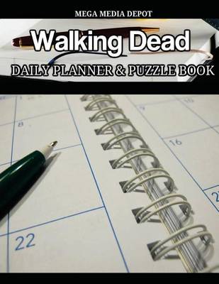 Book cover for Walking Dead Daily Planner and Puzzle Book