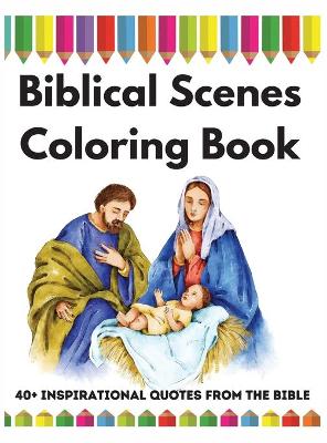 Book cover for Biblical Scenes Coloring Book