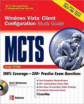 Book cover for McTs Windows Vista Client Configuration Study Guide: Exam 70-620