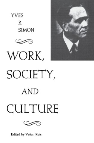 Cover of Work, Society, and Culture