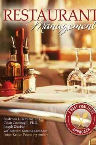 Cover of Restaurant Management: A Best Practices Approach