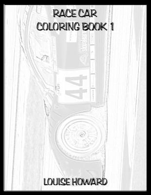 Book cover for Race Car Coloring book 1