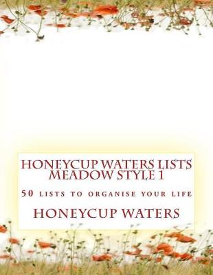 Book cover for Honeycup Waters Lists Meadow Style 1