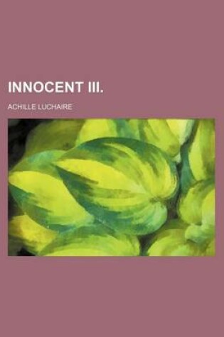 Cover of Innocent III. (3)