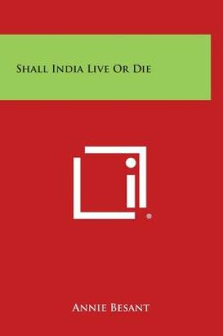 Cover of Shall India Live or Die