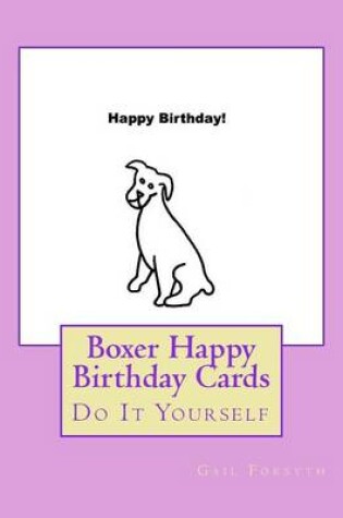 Cover of Boxer Happy Birthday Cards