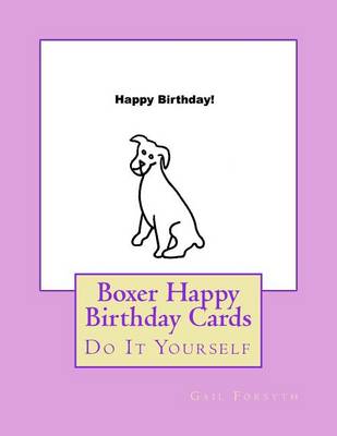 Book cover for Boxer Happy Birthday Cards