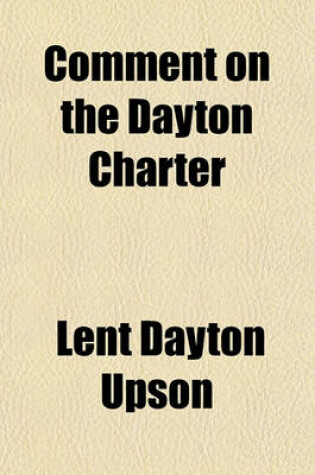 Cover of Comment on the Dayton Charter