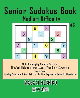 Book cover for Senior Sudokus Book Medium Difficulty #5