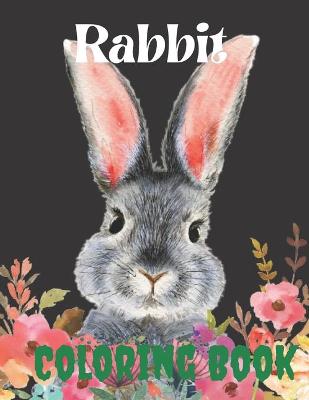 Book cover for Rabbit Coloring Book