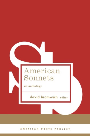 Cover of American Sonnets: an Anthology