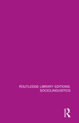 Book cover for Sociolinguistics