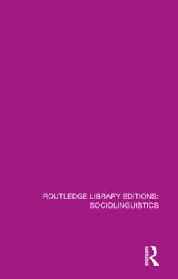 Cover of Sociolinguistics