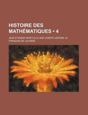 Book cover for Histoire Des Mathematiques (4)