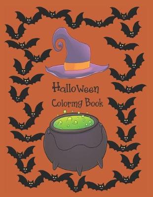 Book cover for Halloween Coloring Book