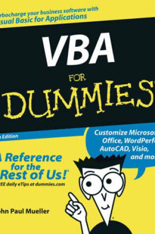 Cover of VBA For Dummies