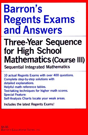 Book cover for Barron's Regents Exams and Answers