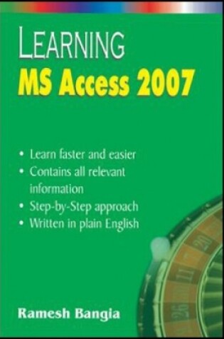 Cover of Learning MS Access 2007