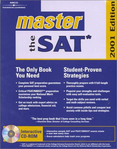 Book cover for Master the Sat 2001 W/CD-Rom