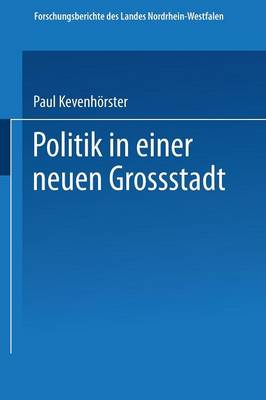 Book cover for Politik in einer neuen Großstadt