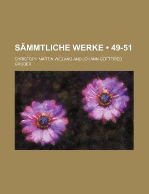 Book cover for Sammtliche Werke (49-51)