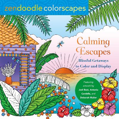 Book cover for Zendoodle Colorscapes: Calming Escapes