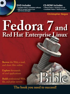 Cover of Fedora 7 and Red Hat Enterprise Linux Bible