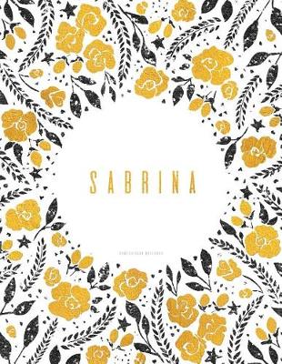 Book cover for Sabrina. Composition Notebook