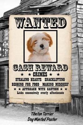 Book cover for Tibetan Terrier Dog Wanted Poster