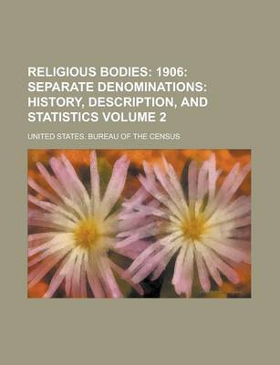 Book cover for Religious Bodies Volume 2