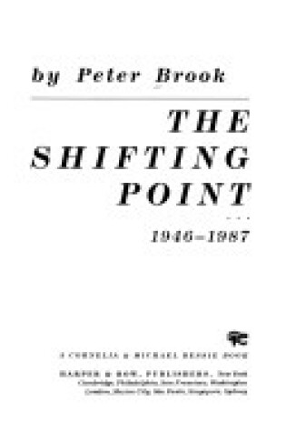 Cover of The Shifting Point