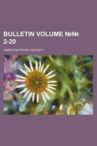 Cover of Bulletin Volume 2-20