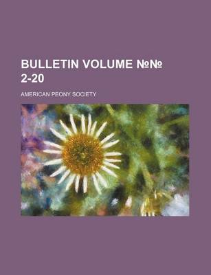 Book cover for Bulletin Volume 2-20