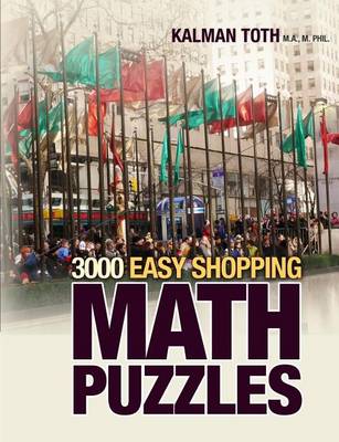 Book cover for 3000 Easy Shopping Math Puzzles