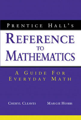 Book cover for Prentice Hall's Reference to Mathematics